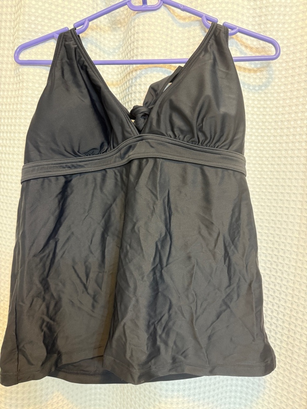 Prana Black Swim Tankini Top